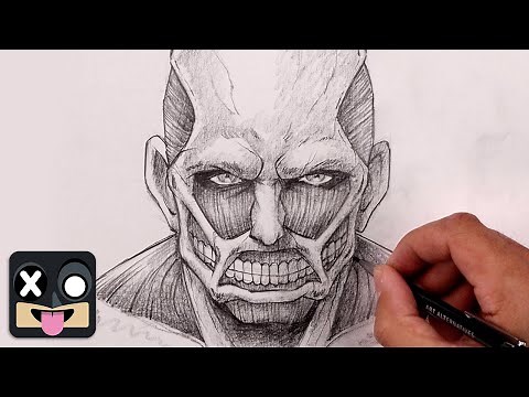 How To Draw Colossal Titan | AOT Sketch Tutorial