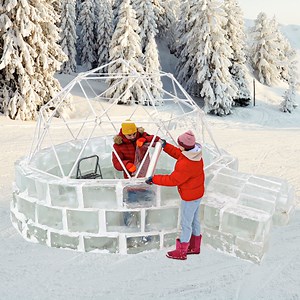 What a huge craft! How to build an ice igloo yourself. ❄ | 5-Minute Crafts