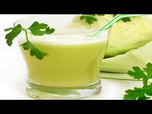 RAW CABBAGE JUICE - Easy Healthy Smoothie Recipes