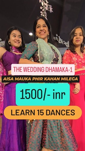 Ritu's dance studio on Instagram: "THE WEDDING DHAMAKA -1 - OFFER 👇 10th nov till 28th nov 5 days a week- mon to fri 7-8 pm ist 15 days- 15 dances Each dance 50 sec to 1 minute long *LIVE* teaching on *ZOOM* with us. we will share daily class videos & audio after session. *Book on 11 nov- fee 2500/-* ........................ Schedule & listing *NOV- 7:00- 8:00 pm IST.* 10th - mon- HIGH HEELS 11th- tue- LADKI BEAUTIFUL 12th- wed- MEHNDI HAI RACHNEWALI 13th- thu- GALLA GOODIYAAN 14th- fri- NACH D