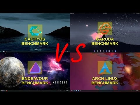 Cachyos vs Garuda vs Endeavour vs Arch Linux | Gaming FPS Benchmark Test