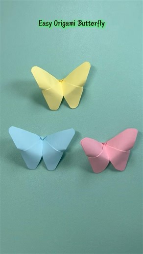 Easy Paper Butterfly 🦋 | Simple Origami Tutorial #origami #paper #diy