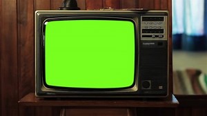 Retro Television Set Turning On Different Chroma Screens. You can replace the screens with the footage or picture you want. You can do it with “Keying” effect in After Effects (Check out Tutorials).
