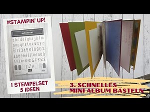 Wie geht das? Einfaches Mini Album basteln - Stampin' Up! Anleitung
