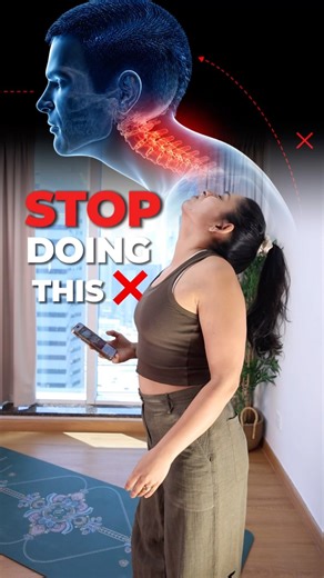 How to correct your Forward Neck Posture (Neck hump) #dailyyoga #yogaforeveryone #techneck