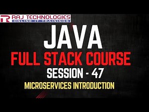 Session - 47 | Java Full Stack Developer Course | Microservices using Spring Boot Introduction