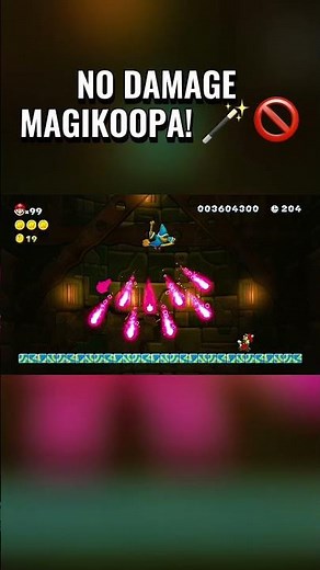 Kamek Boss Battle NO DAMAGE! ⭐️ (New Super Mario Bros. U Deluxe)