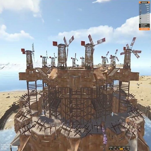 best circle base in rust? #rust #rustbasebuild #rustbuild #rustclips #rustconsole #rustgame