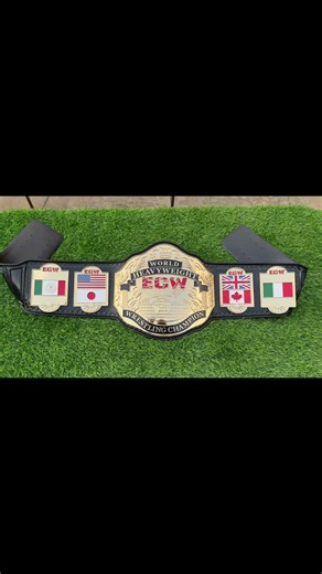 ECW World Championship Title Belt. #wwe #ecw #royalbelts