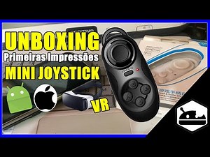 UNBOXING MINI GAMEPAD BLUETOOTH COMPATÍVEL COM ANDROID E IPHONE, TVBOX E PC, FUNÇÃO VR | IODROID