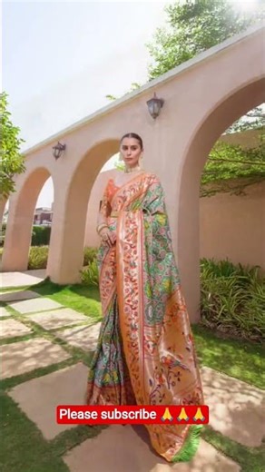 new classic saree❤️❤️#ClassyLook #FestiveFeels #BollywoodFashion#shortvideo trending #viralvideo#