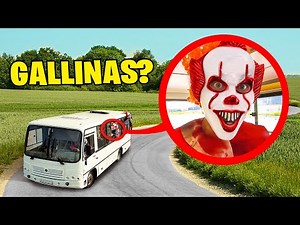 When you see this school bus full of CLOWNS, don't overtake it! Get away FAST!