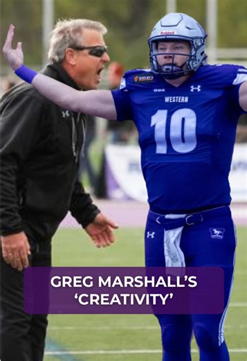 @Western University‘s longtime head football coach, Greg Marshall, retired earlier this year, hanging up the headset after nearly two decades in the pantheon of OUA football. At this year’s CFL Combine in Edmonton, @Western Mustangs quadruple-threat QB Jerome Rancourt told Alex McComb about some memories with his now-former bench boss — especially some of coach Marshall’s more “creative” moments at practice. Tap the link in our bio to watch the full pre-CFL Combine interview with Rancourt and Ke