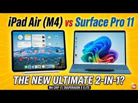 Surface Pro 11 vs iPad Air M4: Which should YOU buy?