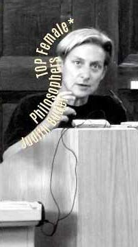 Judith Butler #judithbutler #identity #philosophy