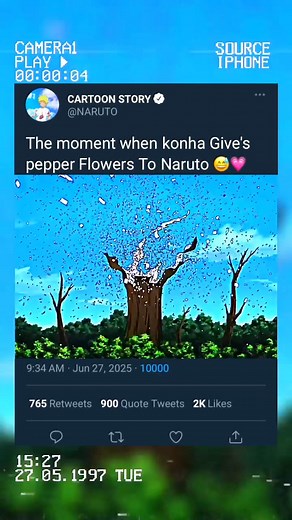 441K views · 10K reactions | The moment when konha Give's pepper flowers To naruto  | Cartoon story | Facebook