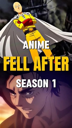 Anime That Fell Off After Season 1 #anime #shorts
