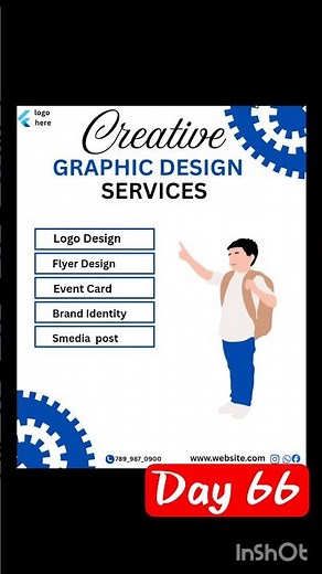 Day 66: How to Design a Professional Graphic Design Services Poster in Canva