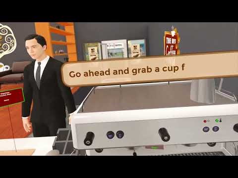 AI-Powered VR Coffee Shop Training Simulator