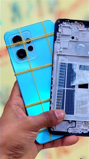 Redmi note 12 ice blue Backshell Replacement done