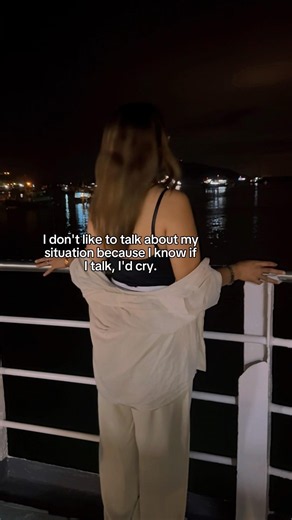 I don't like to talk about my situation because I know if I talk, l'd cry.