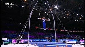 Η καταπληκτική προσπάθεια του Λευτέρη Πετρούνια στους κρίκους που του έδωσε το 🥈 στο Παγκόσμιο Πρωτάθλημα και την πρόκριση στους Ολυμπιακούς Αγώνες 2024 🖥 @ertsaofficial #TeamHellas #Petrounias #Gymnastics #RoadtoParis2024 | Hellenic Olympic Committee