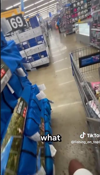 Shopping for Fishing Gear at Walmart