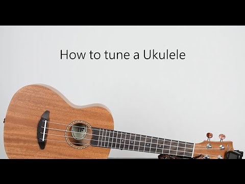 How to tune your ukulele & use a clip-on tuner-Donner ukulele lessons1