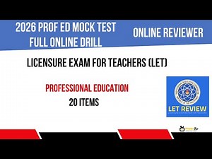 SEPTEMBER 2025 – Professional Education (20 Questions with Answers) LET Reviewer Drill
