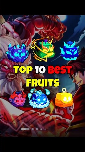 Top 10 BEST Fruits 🔥 in Blox Fruits #roblox #bloxfruits