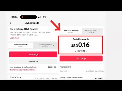 How to check TikTok Live Balance