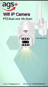 AGS Wi-Fi IP Camera PTZ Dual lens 10x zoom 10080P Full HD, Smart Storage, Pan/Tilt, Motion Detection, 1080p HD Two-way Easy Communication, Night Vision! Email: info@agsplu.in Website: www.agsplus.in Mobile no: 91 9810561477 91 7290005829 #duallenscamera #securitycamera #reolinkduallenscamera #duallenssecuritycamera #camera #ipcamera #eufyduallenscamera #ptzcamera #duallenssolarcamera #duallenscctvcamer #duallens #duallenscctvcamerawifi #duallenscctvcameratamil #duallenscctvcamerasetup #duallensw