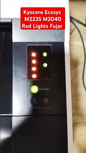 Kyocera Ecosys P2235 M2040 Red Lights Fujar Pepar Jaam Error Code C6600 C6000 C200 #kyocera #service