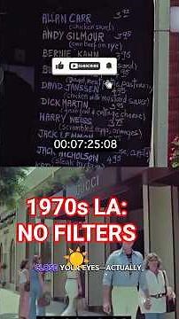 1970s Los Angeles: The Real California Dream ☀️🌴 #Shorts #history #lahistory #usa #LA
