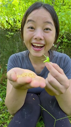 Do a good deed by sharing food with the grasshopper