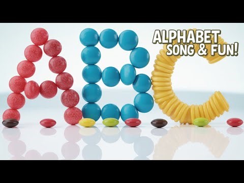 "Learn ABC’s with 3D Colorful Candies! 🍬 Alphabet Song for Kids | Glitchy Fun & Sweet Surprises"
