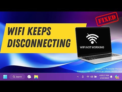 Fix Wifi Keeps Disconnecting Windows 11 - 2025 Method