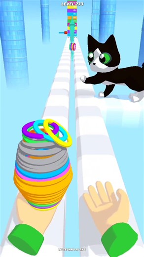 Slinky Pass Level 273 - Don't Break The Slinky 😱🤯 #trending #shorts #youtubeshorts #games