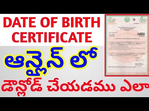 How to download birth or death certificate online in telangana/techsyra