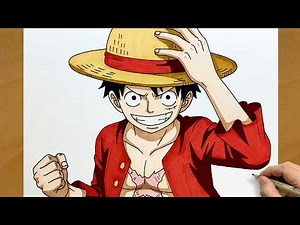 How to Draw Luffy Step by Step | Easy One Piece Anime Art Tutorial