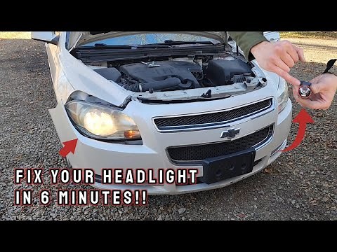How to Replace 2008-12 Chevy Malibu Headlight