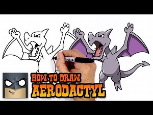 How to Draw Aerodactyl | Pokemon (Art Tutorial) - Videos For Kids
