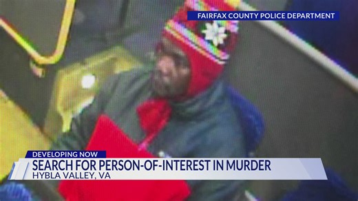 Woman found dead at Hybla Valley bus stop; police look for person of interest in homicide investigation