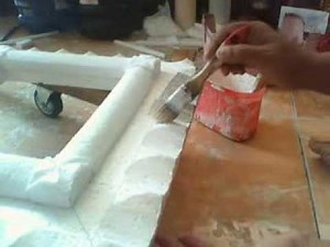 COATING STYROFOAM HARD AND STRONG, part 1