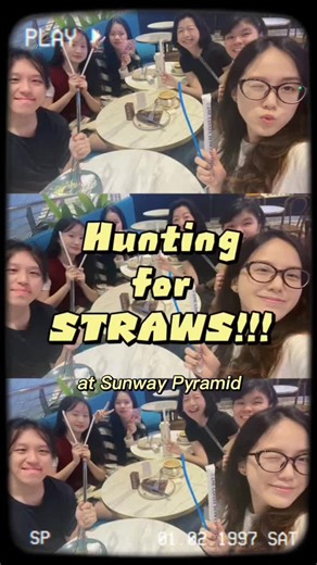 🏃‍♂️ We went on a mission to collect straws from different shops at Sunway Pyramid! 🍹✨ What types of straws do they use? Which ones are the most common? Let’s find out! 👀 Do you still see a lot of plastic straws around? Tell us in the comments! ⬇️💬 #everydaydesign #straw #sustainablechoices #sunwaypyramid