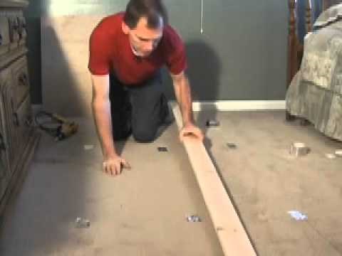 How to stop floor squeaks thru carpet