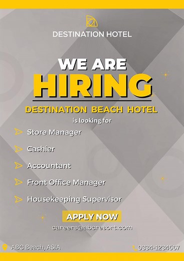 We Are Hiring Flyer Template | Editable Job Vacancy Poster | Canva Hiring Announcement | Recruitment Flyer | Business Job Ad - Etsy