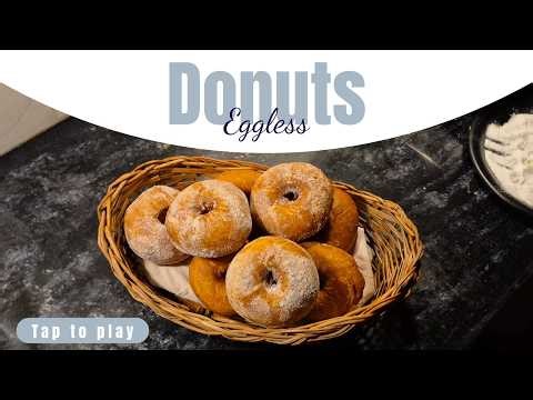 DONUT RECIPE - without using egg #purevegrecipes #eggless #donuts
