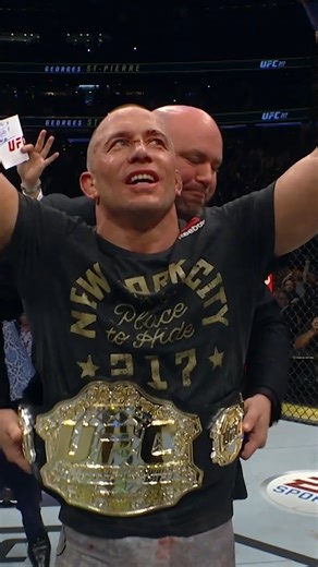 This Was Georges St-Pierre's last EVER appearance in the UFC! 🇨🇦 | UFC