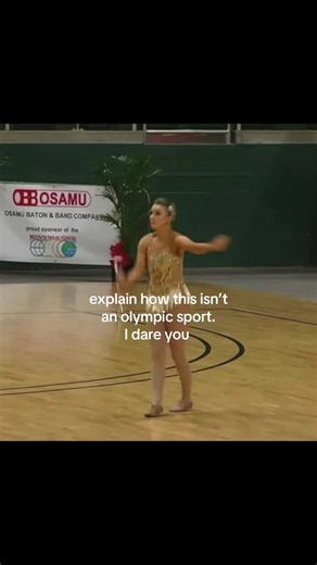I dare you. #fyp #batontwirling #olympics #viral #underratedsport | sport